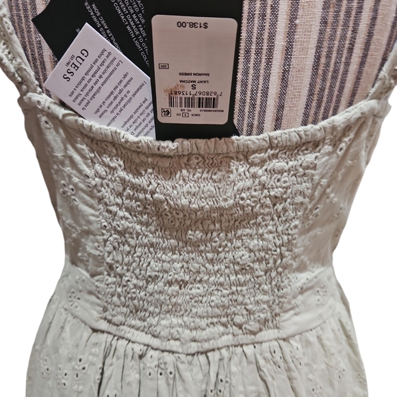 GUESS LOS ANGELES AUTHENTIC DENIM SHARON EYALET MINI DRESS SIZE S - Picture 8 of 16